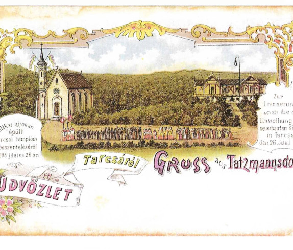 Einweihung der neuerbauten Kirche in Tarcsa den 26. Juni 1898