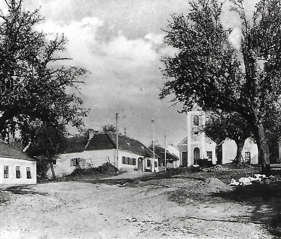 Alte Dorfansicht von Sulzriegel, Ansicht von Süden