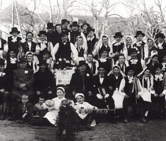 Blochziehen Jormannsdorf 1949